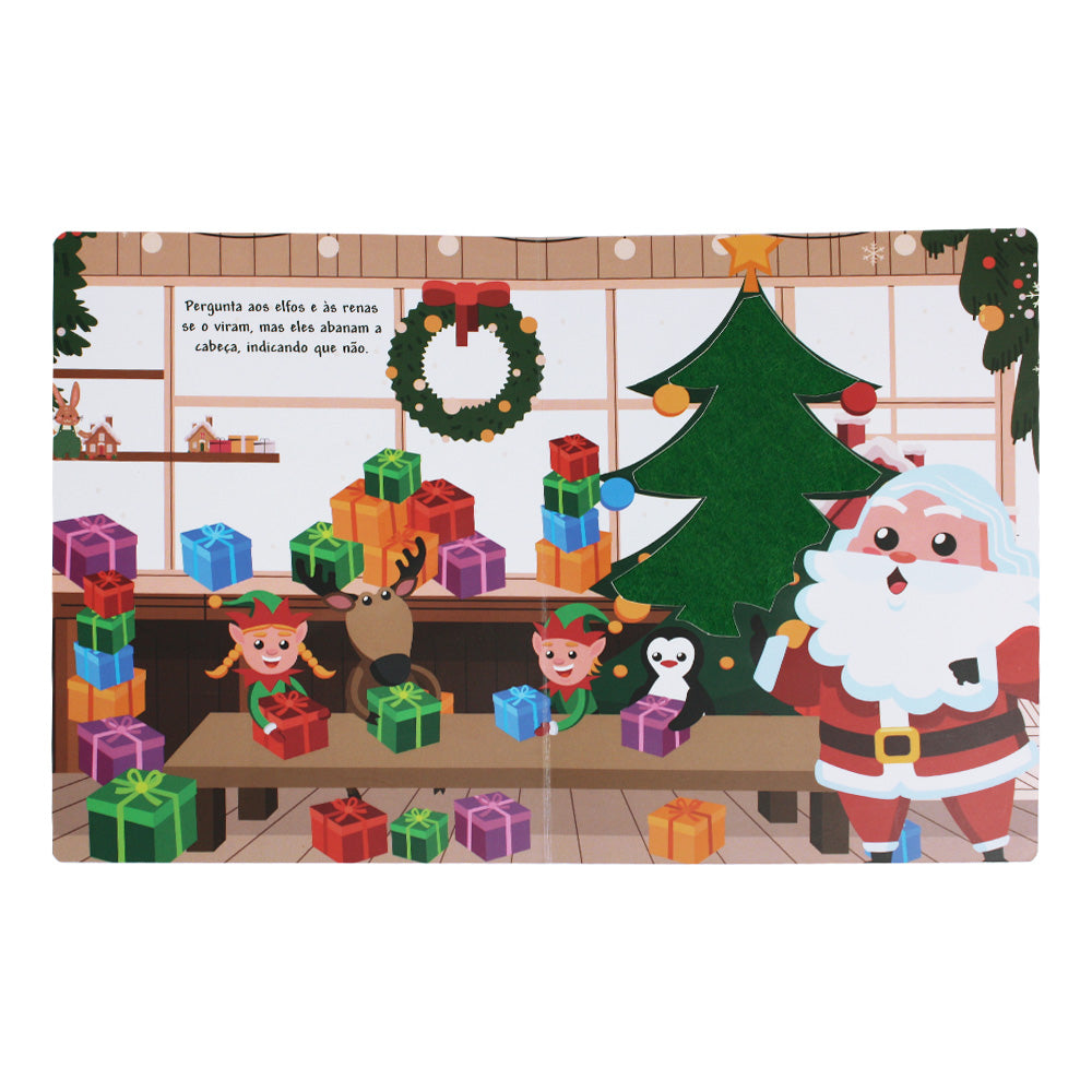 The Lost Hat – Portuguese Christmas Sensory Book