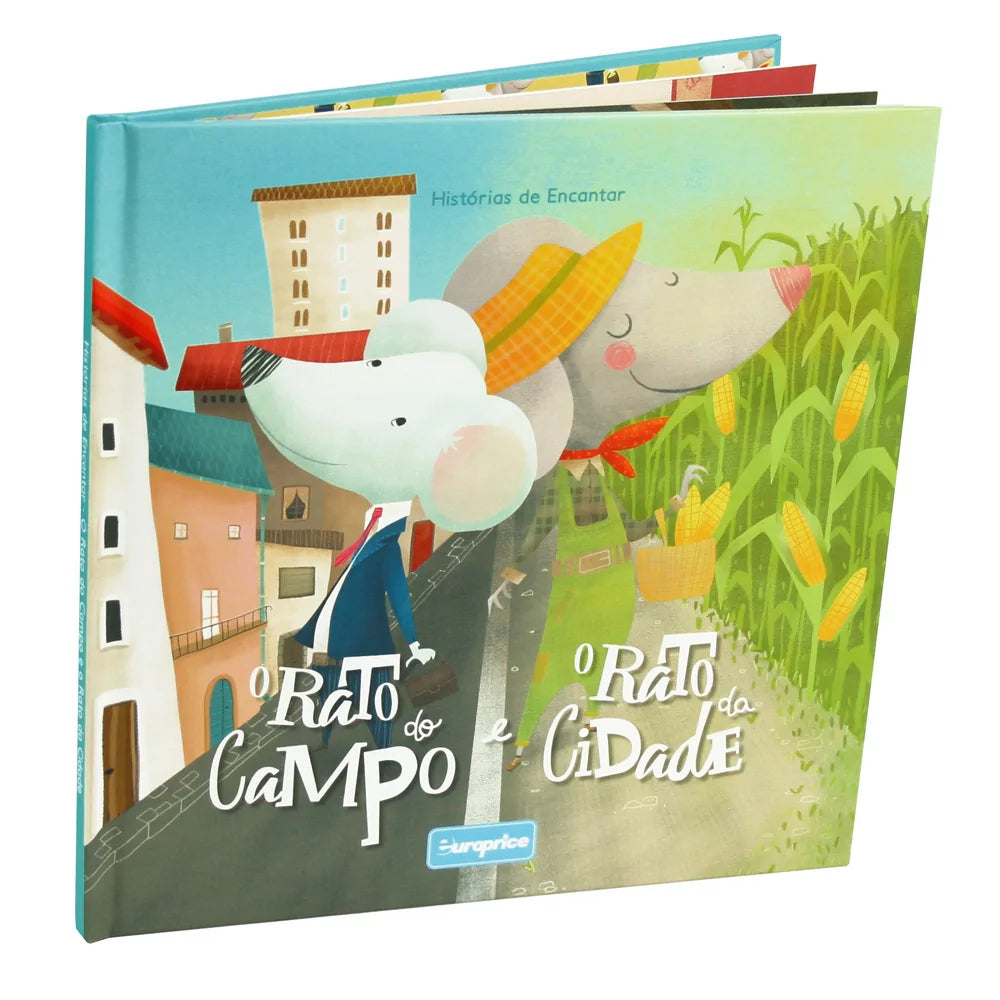 The Country Mouse and the Town Mouse — Children's Book in Portuguese