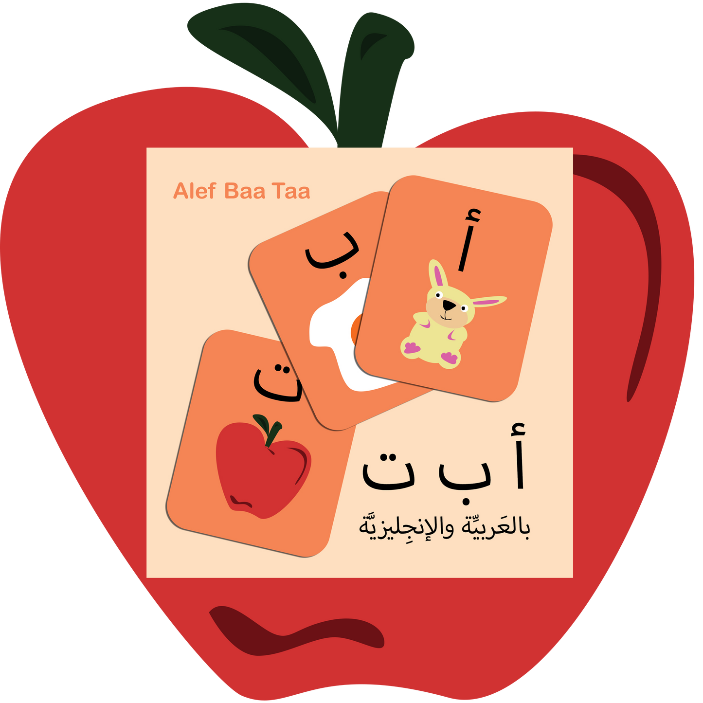 Bilingual Arabic Alphabet  with Arabic and English letters