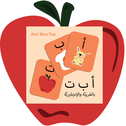 Bilingual Arabic Alphabet  with Arabic and English letters