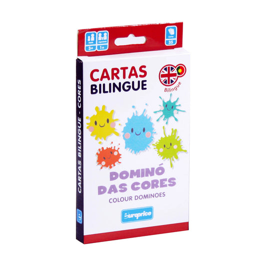 Colours – Portuguese & English Bilingual Domino Flash Cards