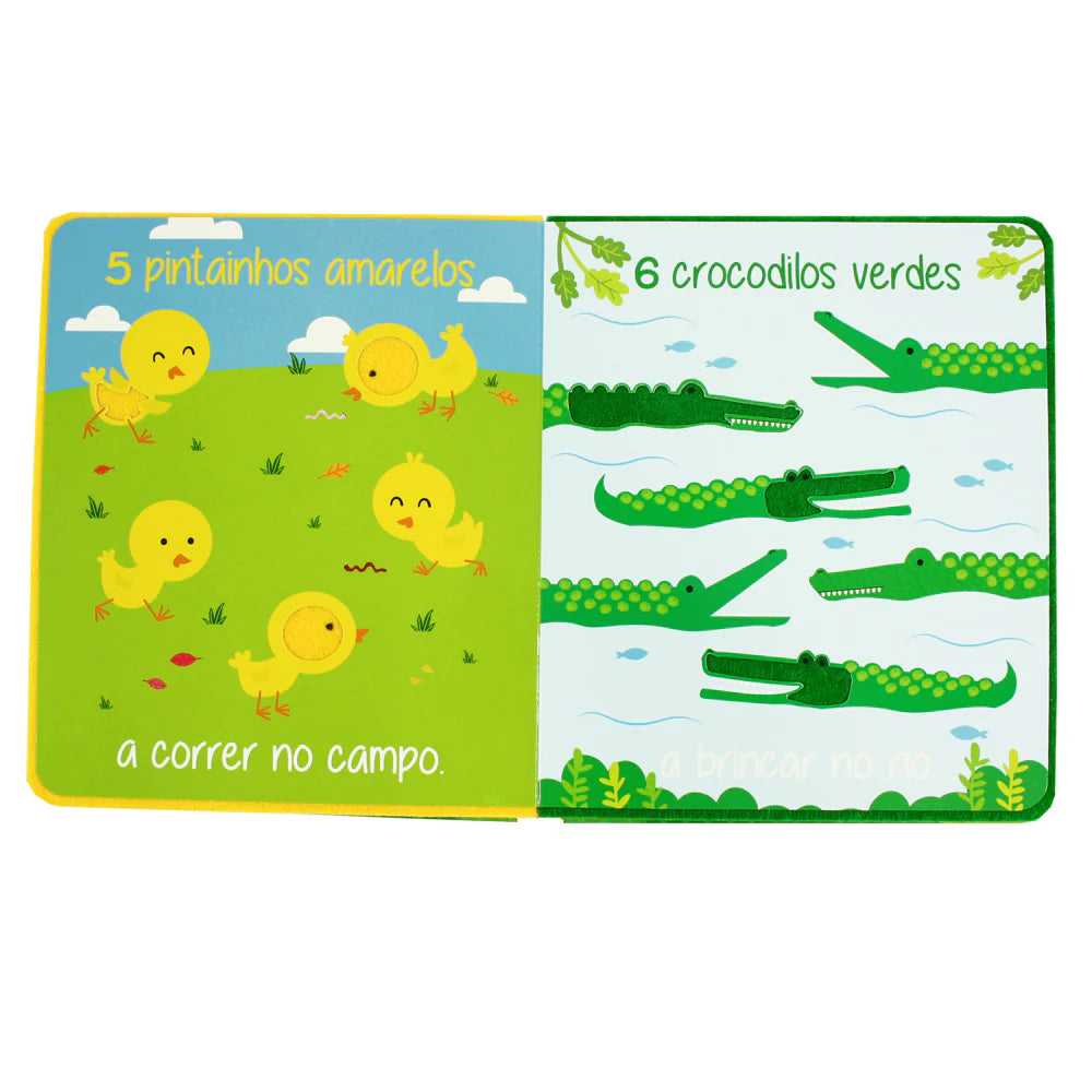 Count & Colours – Portuguese Sensory Book