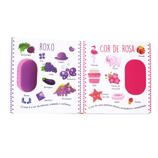 Magic of Colours interactive layered pages in Portuguese