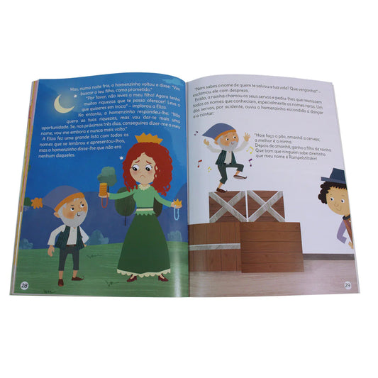 Beauty and the Beast & Rumpelstiltskin Classic Tales in Portuguese